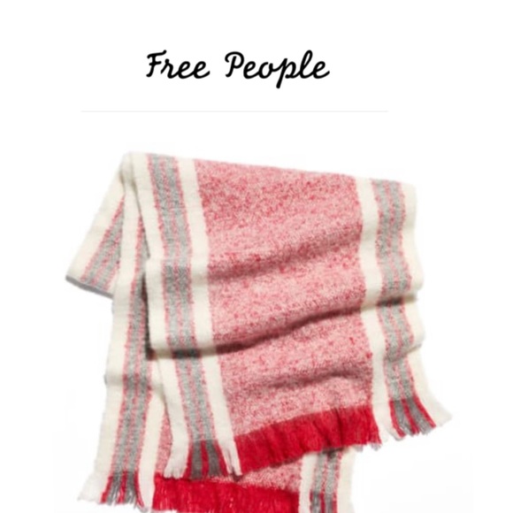 Free People Accessories - Free People Brushed Racer Stripe blanket scarf
